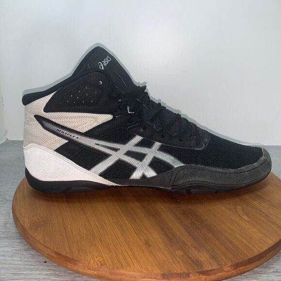 Asics Other - Asics Men's Sz 13 Matflex 6 1081A021 Black White Lace Up Mid Top Wrestling Shoes